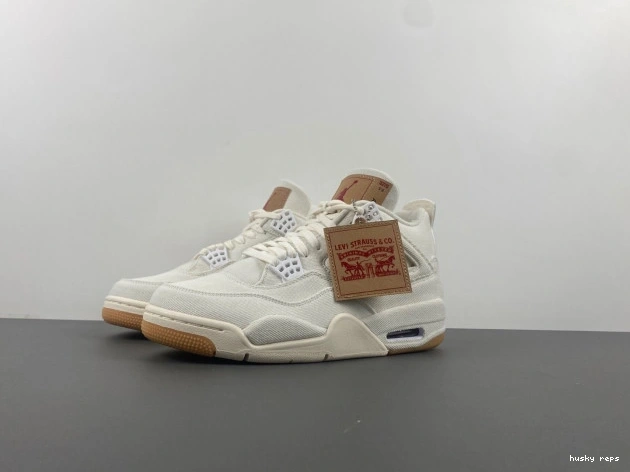 Husky Levi's AO2571-100 x 4 Air 'White' Jordan 0801